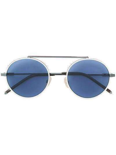 Fendi Eyewear солнцезащитные очки-авиаторы с круглой оправе FFM0025S