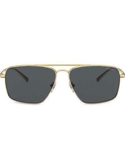 Versace Eyewear солнцезащитные очки в квадратной оправе VE2216100287