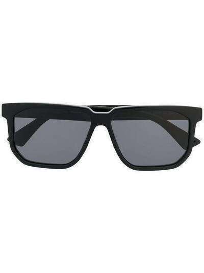 Bottega Veneta Eyewear солнцезащитные очки в прямоугольной оправе BV1033S