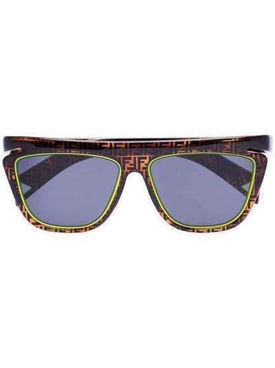 Fendi Eyewear солнцезащитные очки с логотипом FF FF0384