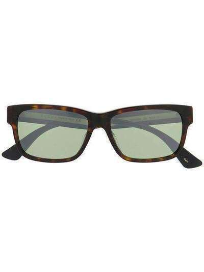 Gucci Eyewear солнцезащитные очки в оправе черепаховой расцветки GG0340SA002