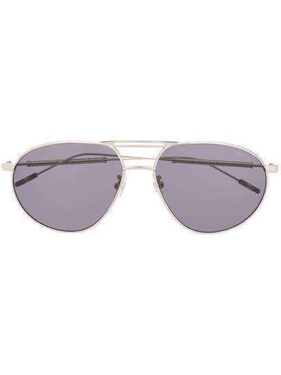 Montblanc солнцезащитные очки-авиаторы MB0110S