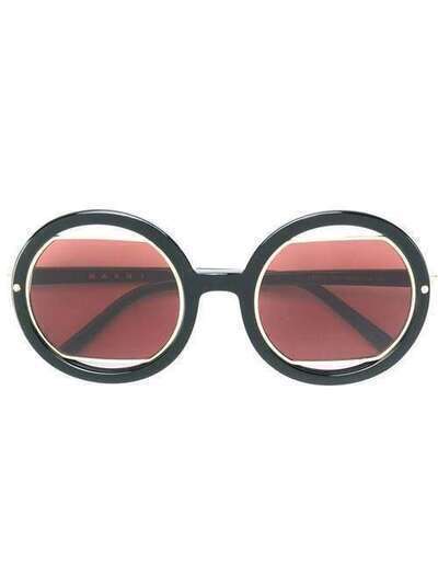 Marni Eyewear oversized round sunglasses EWME623S00H2800