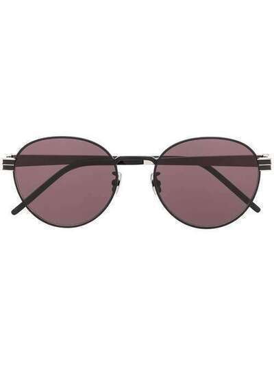 Saint Laurent Eyewear солнцезащитные очки в круглой оправе SLM65