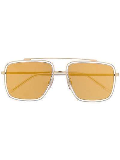 Dolce & Gabbana Eyewear солнцезащитные очки в квадратной оправе DG2220