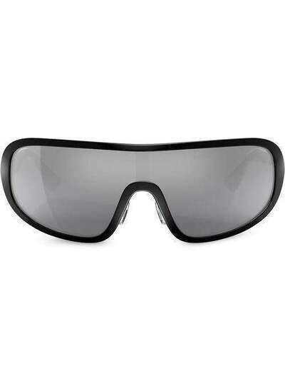 Miu Miu Eyewear солнцезащитные очки с логотипом и эффектом градиента MU06VS1AB1B0