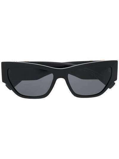 Versace Eyewear солнцезащитные очки в овальной оправе VE4385