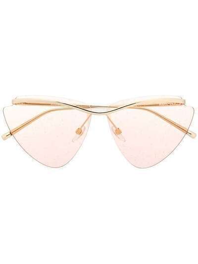 Marc Jacobs Eyewear массивные солнцезащитные очки с затемненными линзами MARC453S