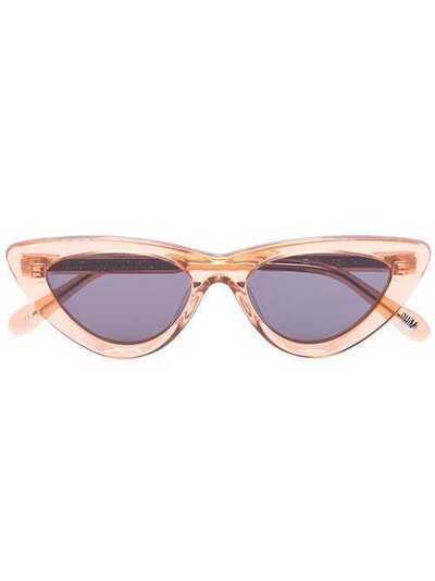Chimi солнцезащитные очки Peach в оправе 'кошачий глаз' 006PEACHBLACKLENS