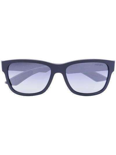 Prada Eyewear солнцезащитные очки Sport в квадратной оправе 0PS03QS8053672580235