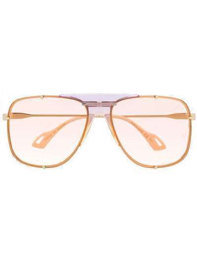 Gucci Eyewear солнцезащитные очки-авиаторы с логотипом GG0739S004