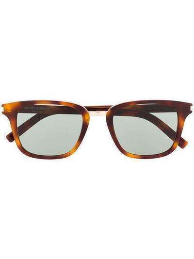 Saint Laurent Eyewear солнцезащитные очки SL341 в квадратной оправе SL341