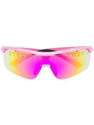 Stella McCartney Eyewear солнцезащитные очки Turbo Wrap SC0152S