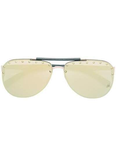 Philipp Plein солнцезащитные очки с заклепками 'Calypso' UES0026PXV073N