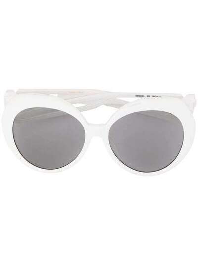 Balenciaga Eyewear солнцезащитные очки в массивной круглой оправе 570532T0023