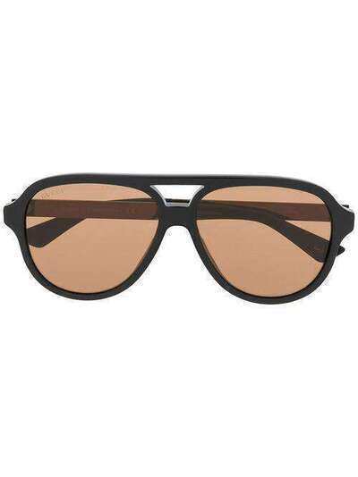 Gucci Eyewear солнцезащитные очки-авиаторы GG0688S005