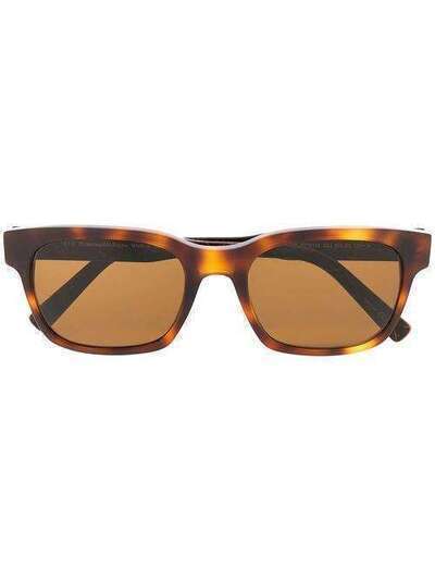 Ermenegildo Zegna солнцезащитные очки черепаховой расцветки EZ01425552J