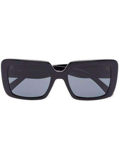 Versace Eyewear солнцезащитные очки в квадратной оправе 0VE4384B