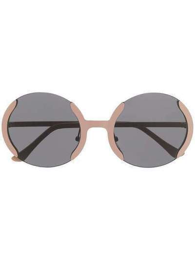 Marni Eyewear солнцезащитные очки в круглой оправе EWME110S00H3000