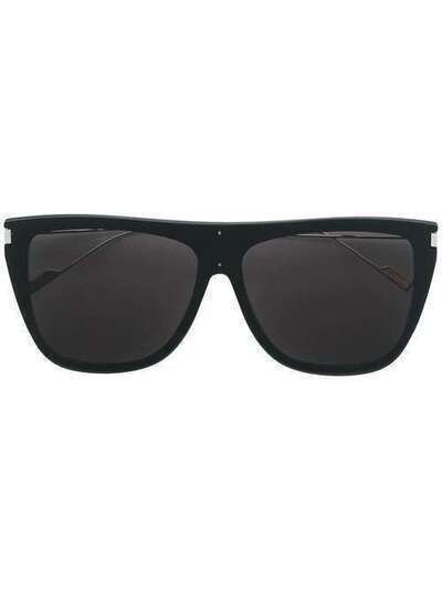 Saint Laurent Eyewear квадратные солнцезащитные очки SL1T