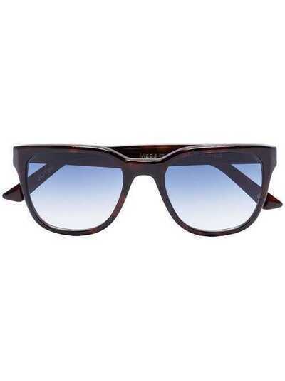 Kirk Originals солнцезащитные очки в квадратной оправе черепаховой расцветки JDTBF