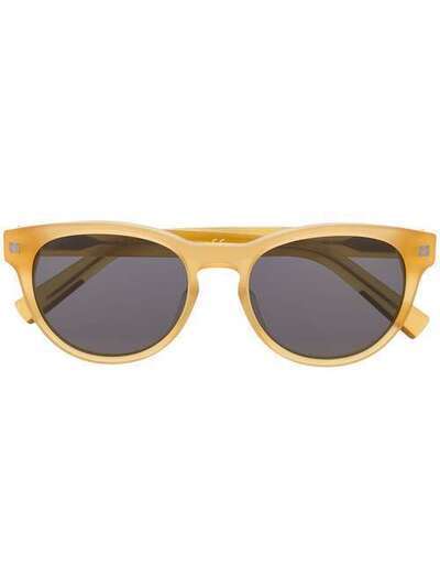 Ermenegildo Zegna солнцезащитные очки в квадратной оправе EZ01355240A
