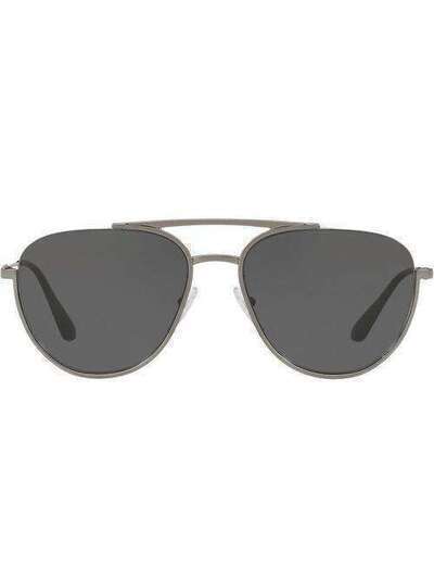 Prada Eyewear солнцезащитные очки-авиаторы SPR50UE5AV