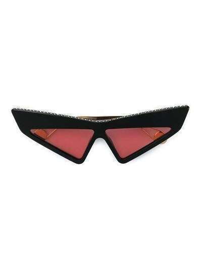 Gucci Eyewear солнцезащитные очки с отделкой заклепками 543936J0770