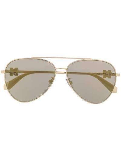 Off-White солнцезащитные очки-авиаторы OMRI004S202530209300
