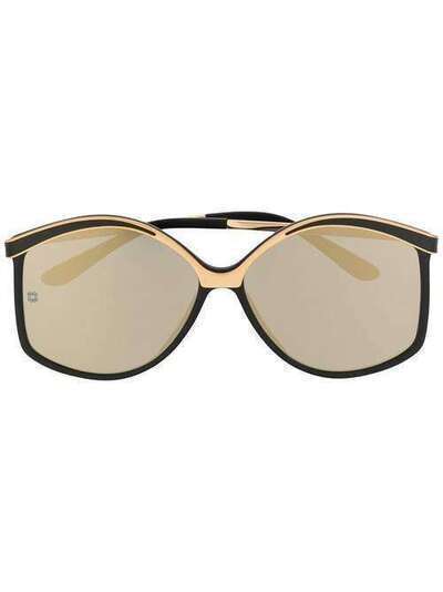 Elie Saab солнцезащитные очки структурной формы ES023GS