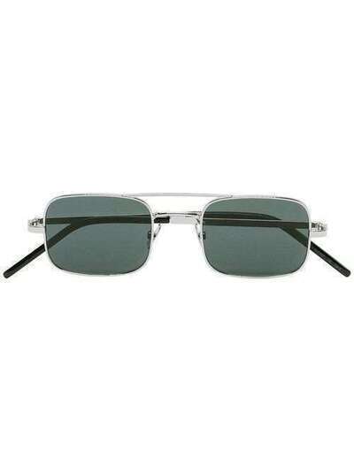 Saint Laurent Eyewear солнцезащитные очки в квадратной оправе SL331002