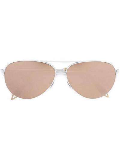 Victoria Beckham солнцезащитные очки-авиаторы VBS100