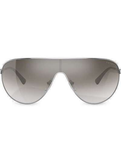 Prada Eyewear солнцезащитные очки-маска PR55XS1BC5O0