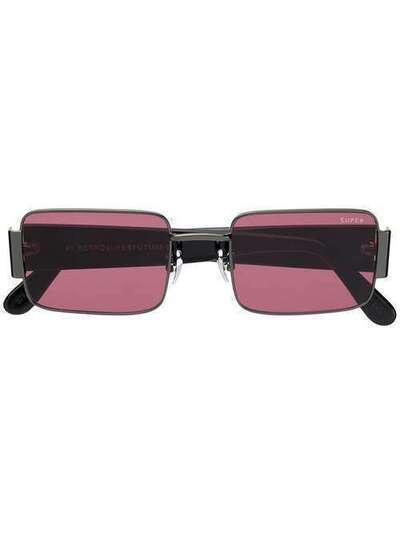 Retrosuperfuture затемненные солнцезащитные очки в квадратной оправе 'Z' 57X