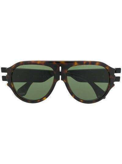 Gucci Eyewear солнцезащитные очки-авиаторы GG0665S GG0665S004