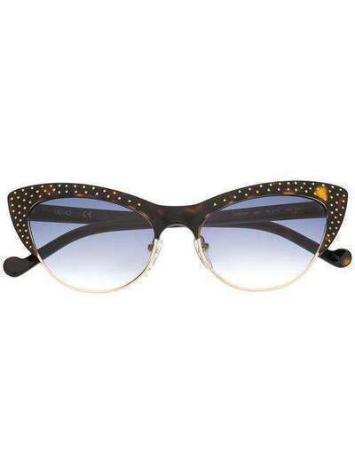 LIU JO солнцезащитные очки в оправе 'кошачий глаз' LJ721SR
