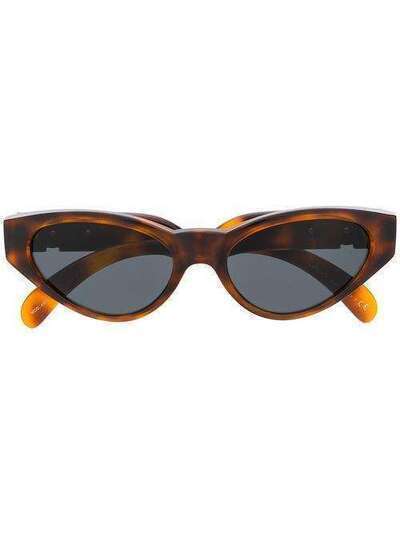 Versace Eyewear солнцезащитные очки в оправе 'кошачий глаз' 0VE437352178754