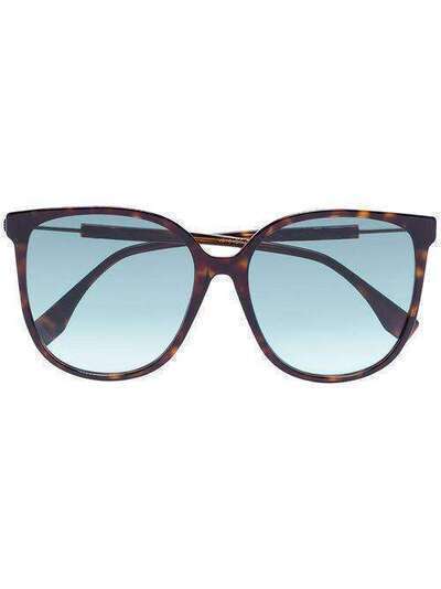 Fendi Eyewear солнцезащитные очки черепаховой расцветки FF0374