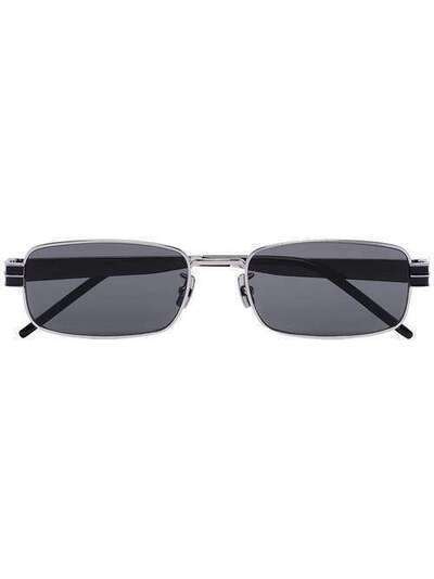 Saint Laurent Eyewear солнцезащитные очки в узкой оправе SLM49002