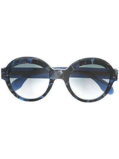 Emmanuelle Khanh солнцезащитные очки в круглой оправе черепаховой расцветки EK1560