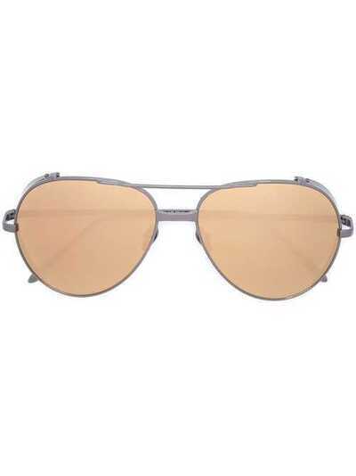 Linda Farrow солнцезащитные очки-авиаторы LF426C13SUN