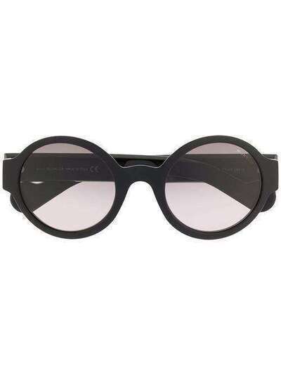 Moncler Eyewear солнцезащитные очки в круглой оправе с эффектом градиента ML00975101B