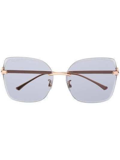 Jimmy Choo Eyewear солнцезащитные очки Corin в квадратной оправе CORINGS