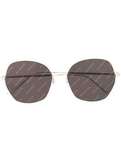 Balenciaga Eyewear массивные солнцезащитные очки с логотипом BB0014S