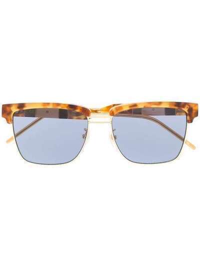 Gucci Eyewear солнцезащитные очки черепаховой расцветки 596071J0770