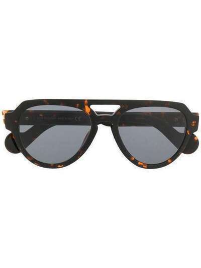 Moncler Eyewear солнцезащитные очки-авиаторы ML00945452A