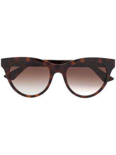 Gucci Eyewear солнцезащитные очки в круглой оправе GG0763S002
