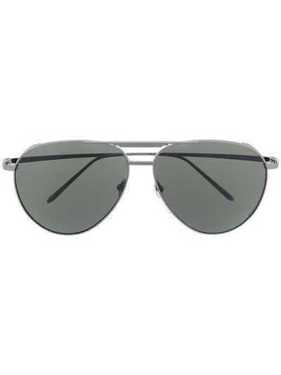 Linda Farrow солнцезащитные очки-авиаторы Carter LFL999