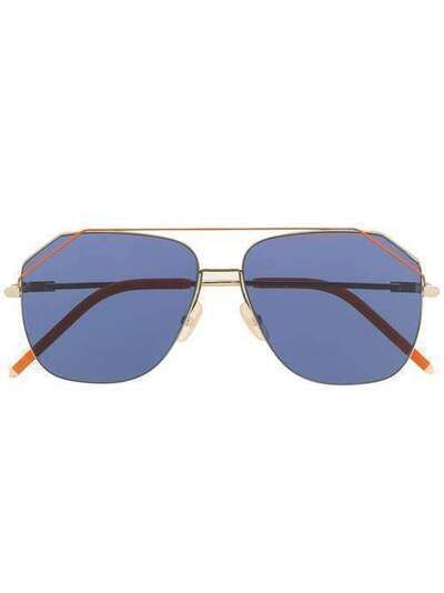 Fendi Eyewear солнцезащитные очки-авиаторы оверсайз M0043S