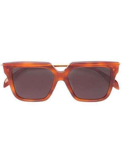 Alexander McQueen Eyewear крупные солнцезащитные очки AM0171SA